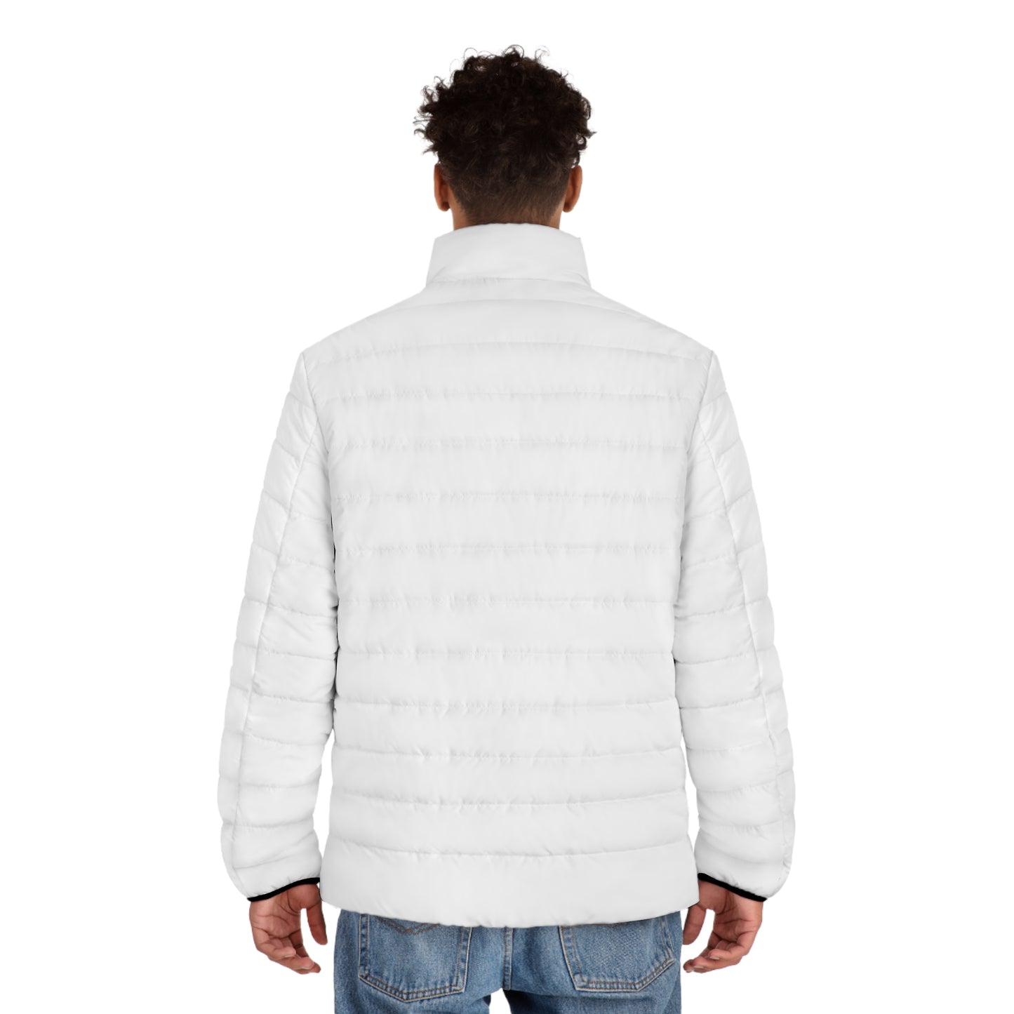 Vellero Men's Puffer Jacket | White Quilted Outerwear