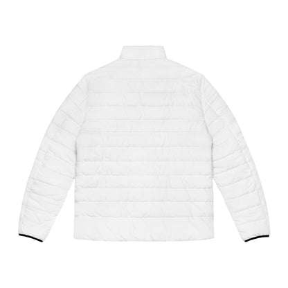 Vellero Men's Puffer Jacket | White Quilted Outerwear