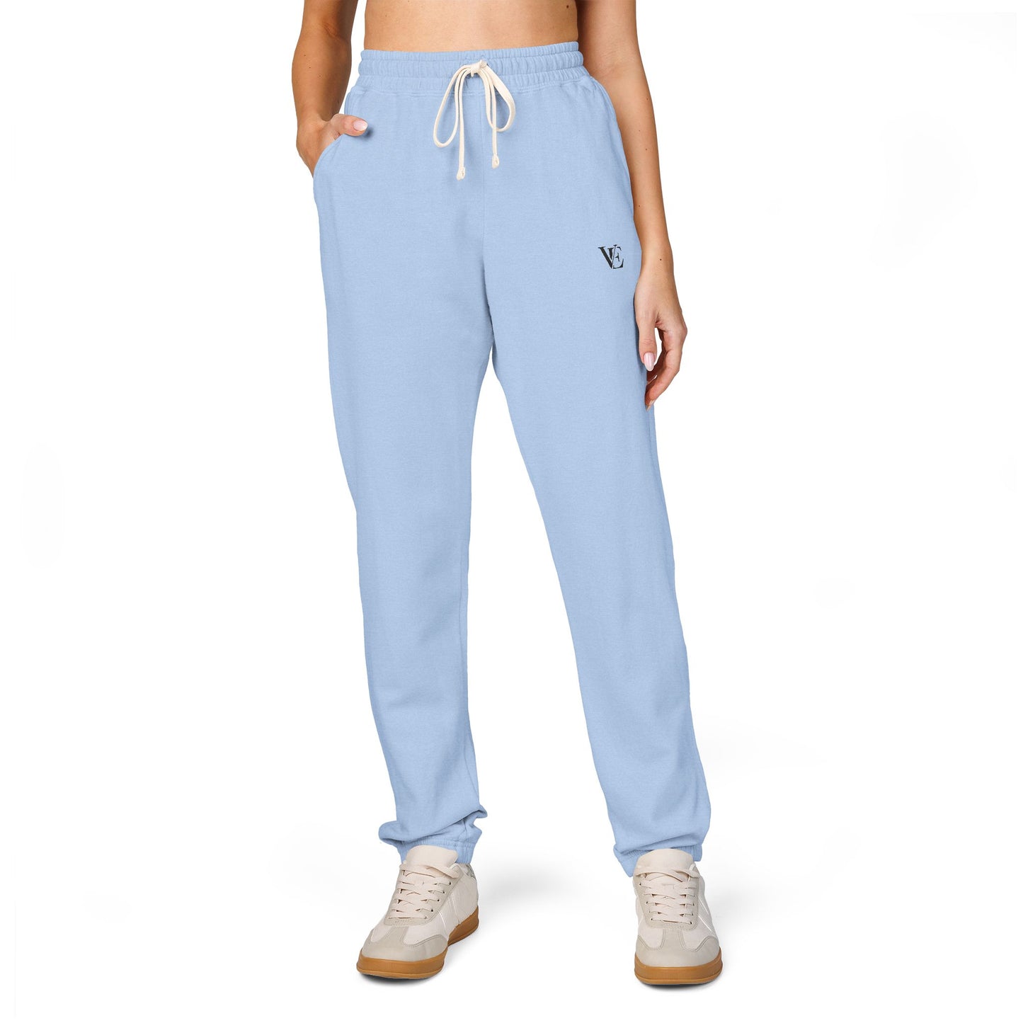 Vellero Unisex Sweatpants | Ivory Fleece Joggers