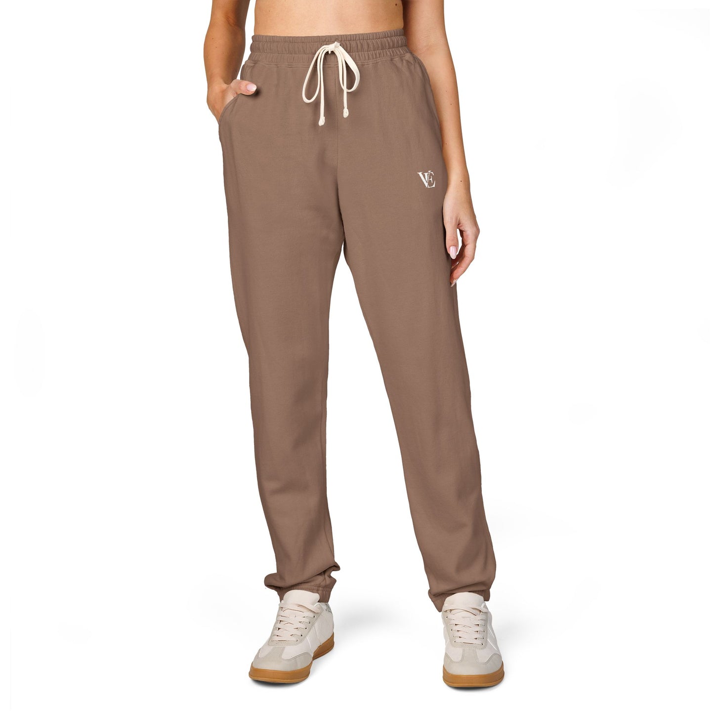 Vellero Unisex Sweatpants |  Ivory Fleece Joggers