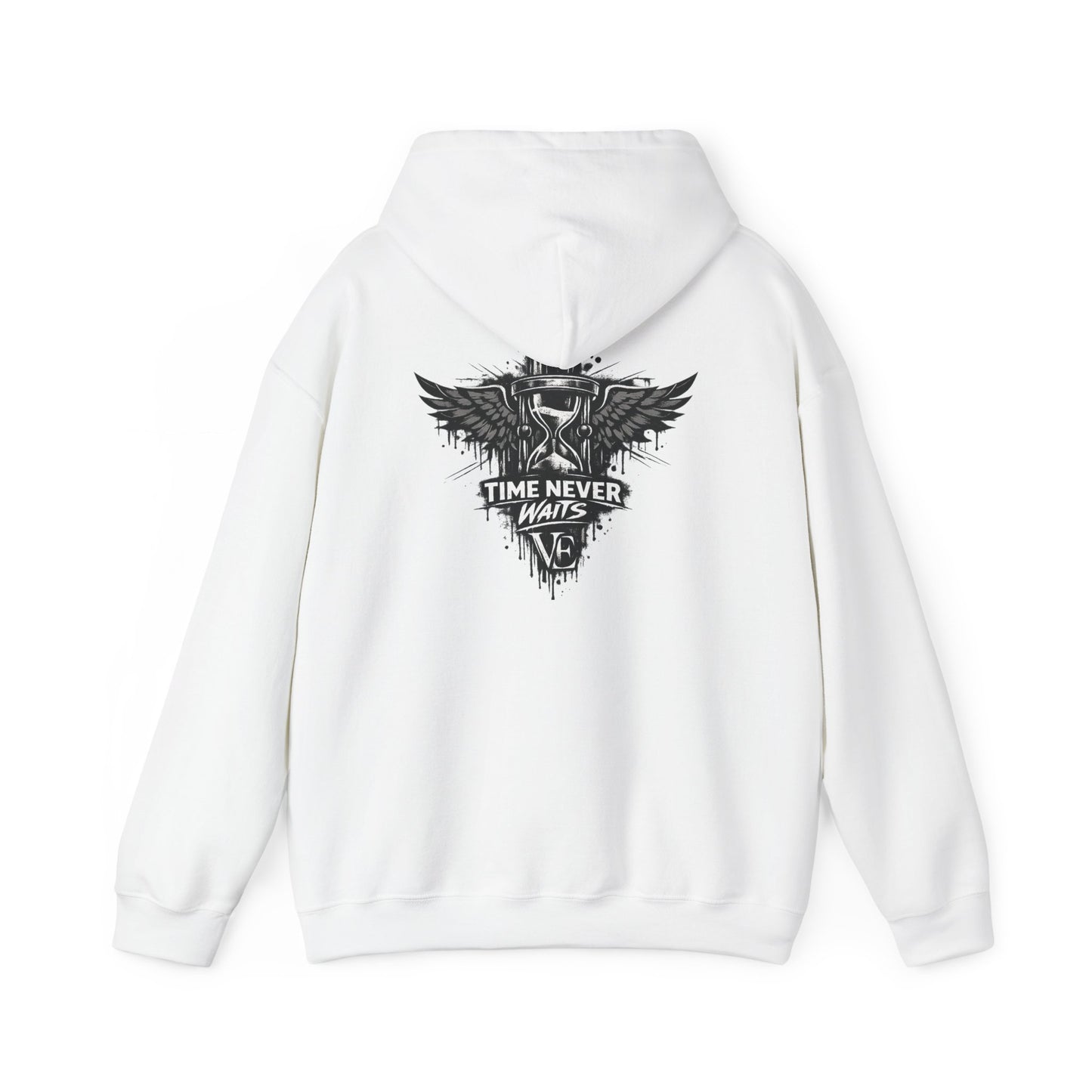 Time Never Waits Unisex Hoodie (Light)