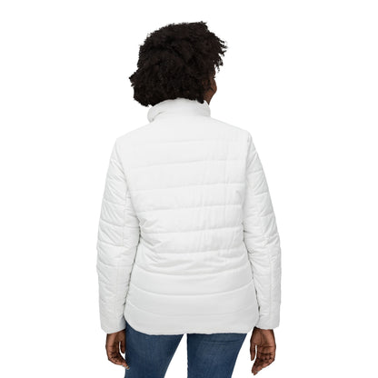 Vellero Women’s Puffer Jacket (Light) | White quilted outerwear