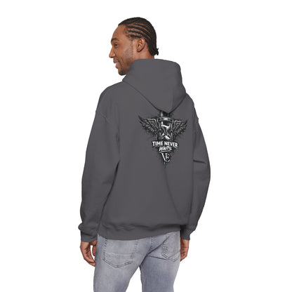 Time Never Waits Unisex Hoodie (Light)