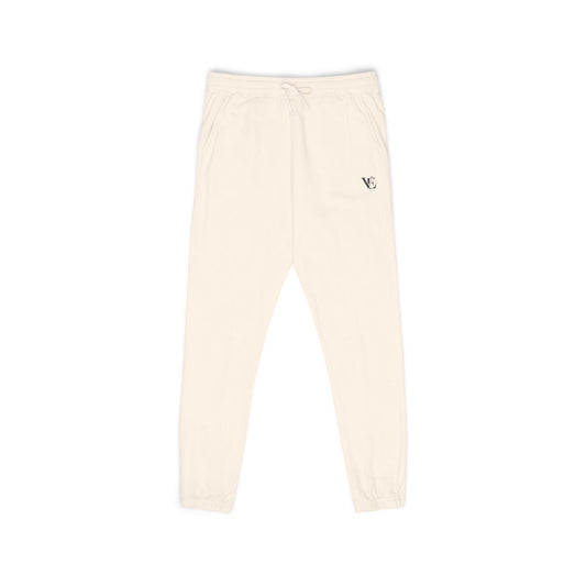 Vellero Unisex Sweatpants | Ivory Fleece Joggers