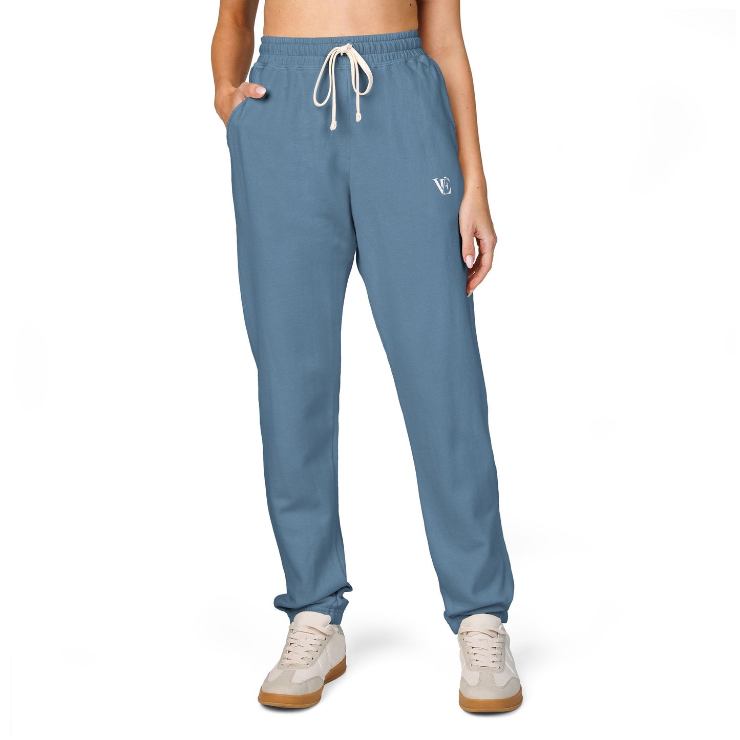 Vellero Unisex Sweatpants |  Ivory Fleece Joggers