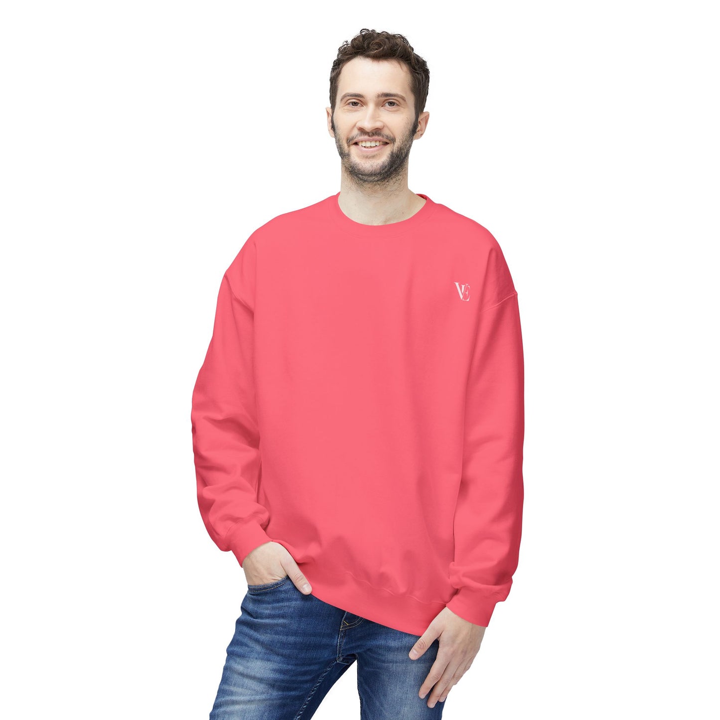 Vellero Minimalist Crewneck Sweatshirt (Dark)