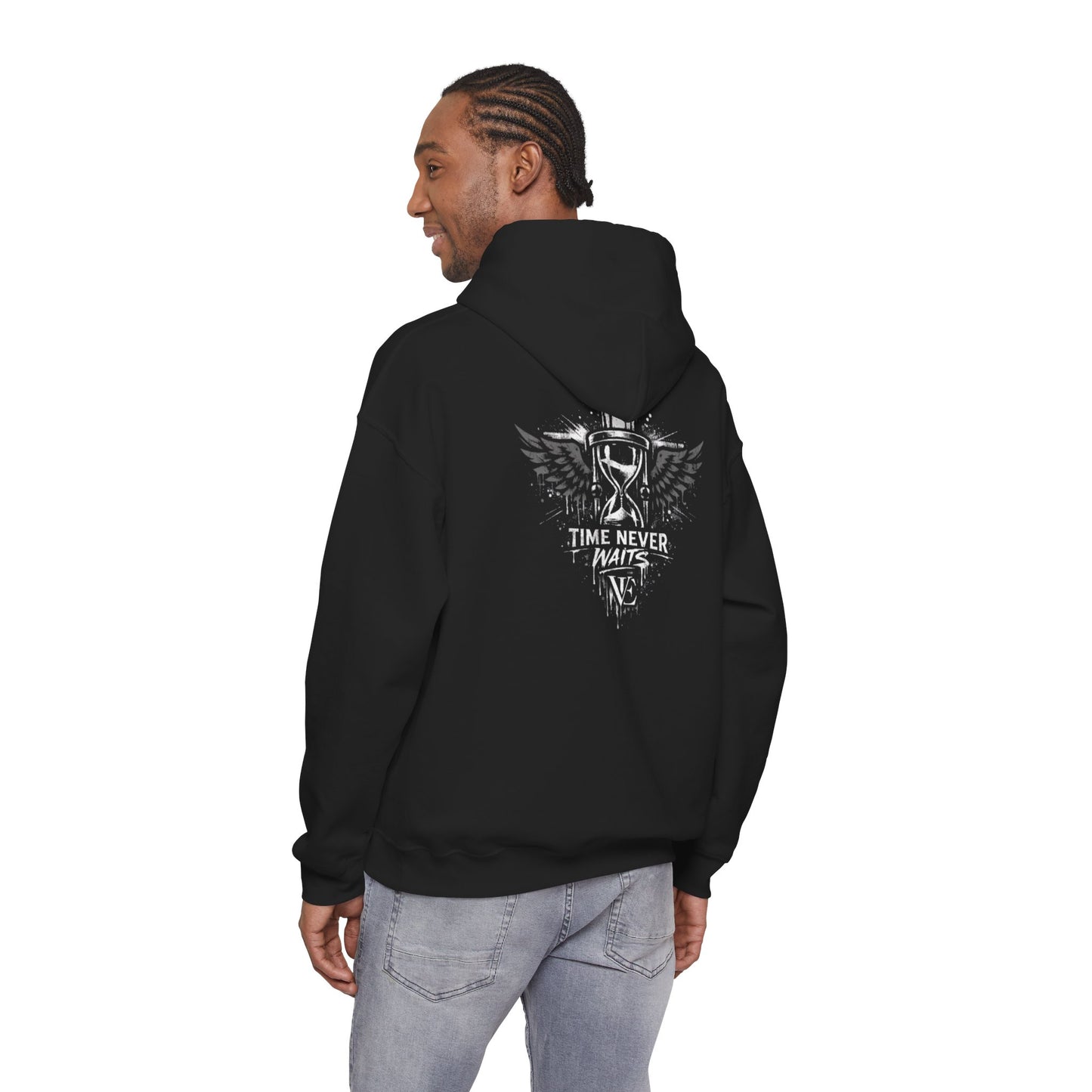 Time Never Waits Unisex Hoodie (Dark)