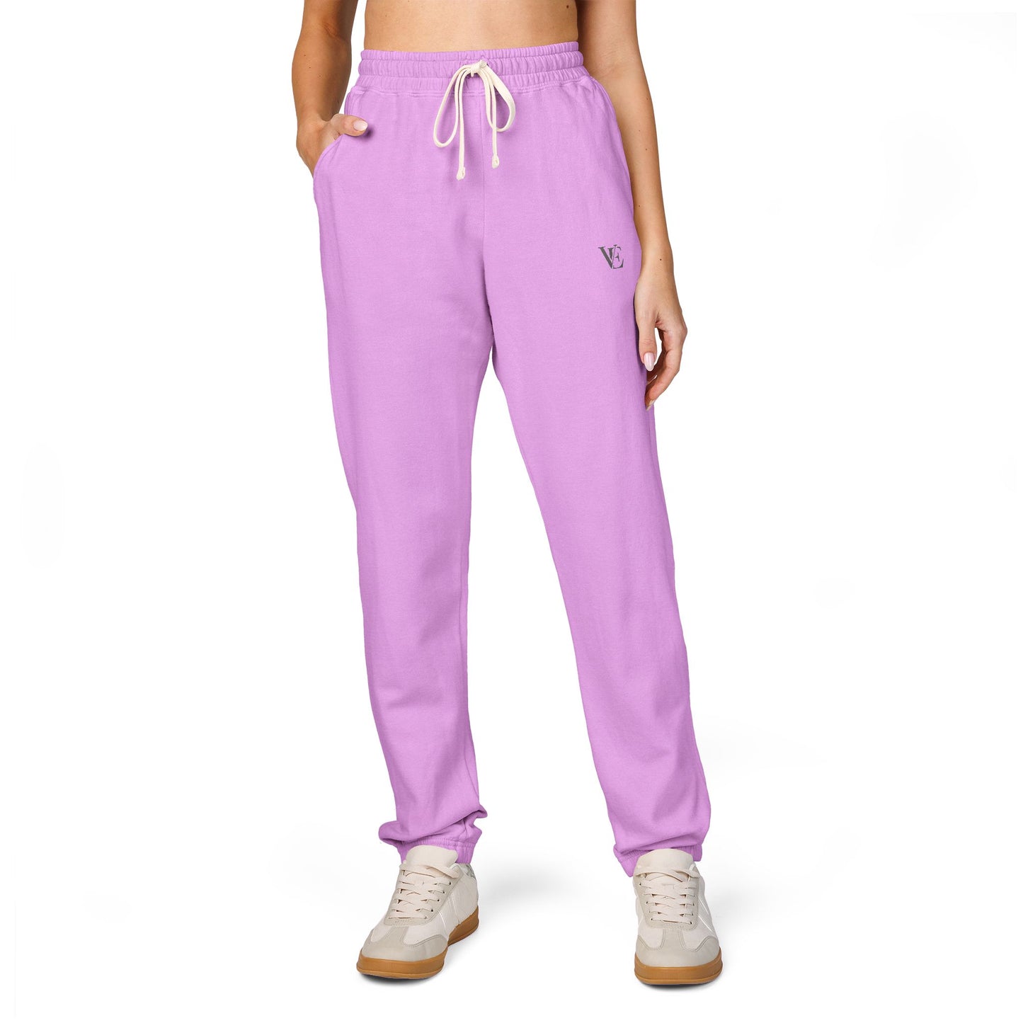 Vellero Unisex Sweatpants | Ivory Fleece Joggers