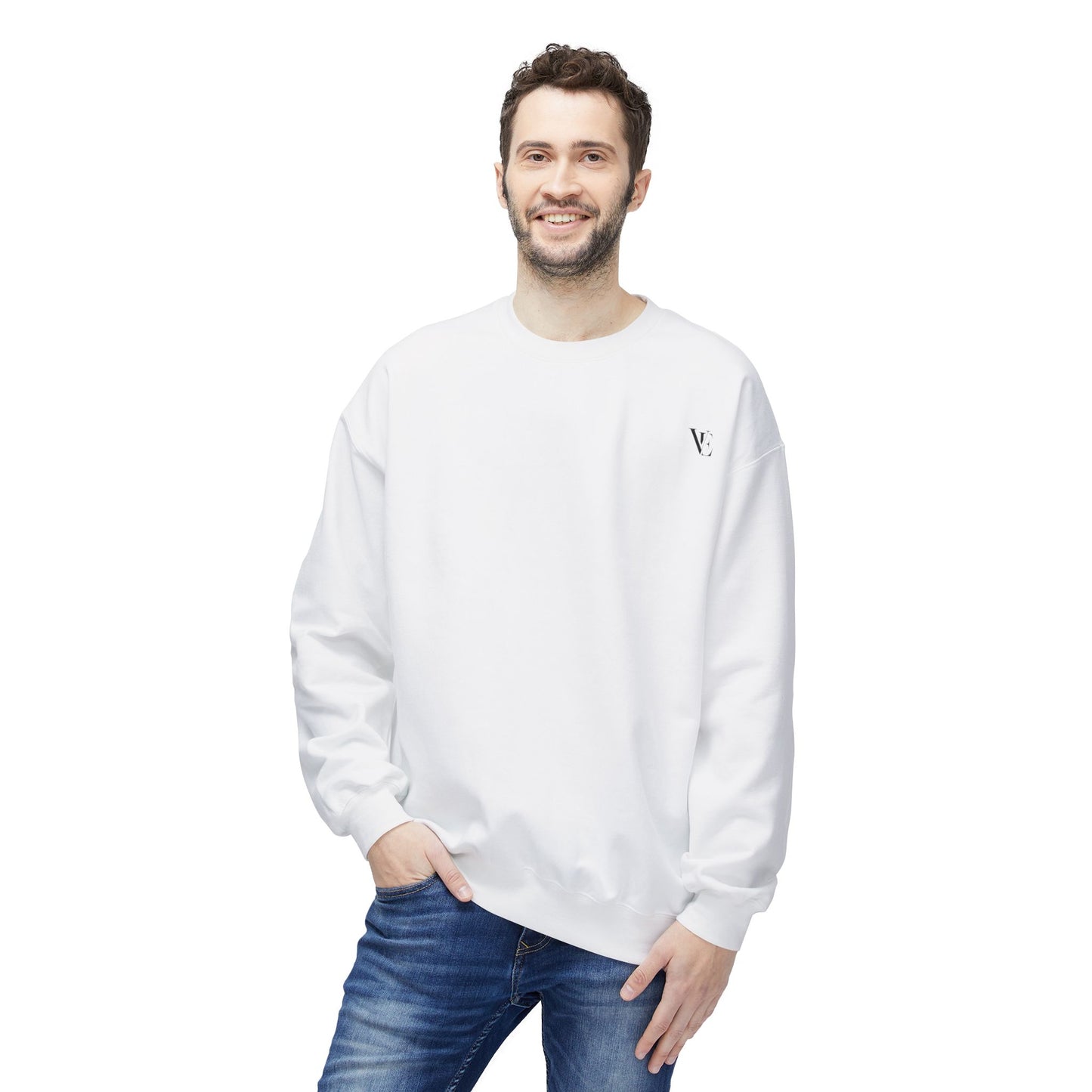Vellero Minimalist Crewneck Sweatshirt (Light)
