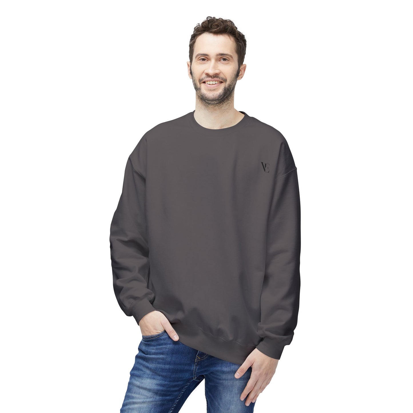 Vellero Minimalist Crewneck Sweatshirt (Light)