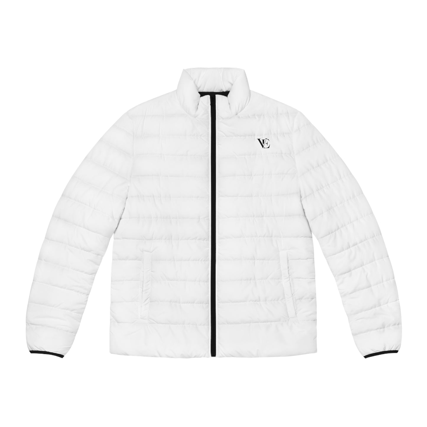Vellero Men's Puffer Jacket | White Quilted Outerwear