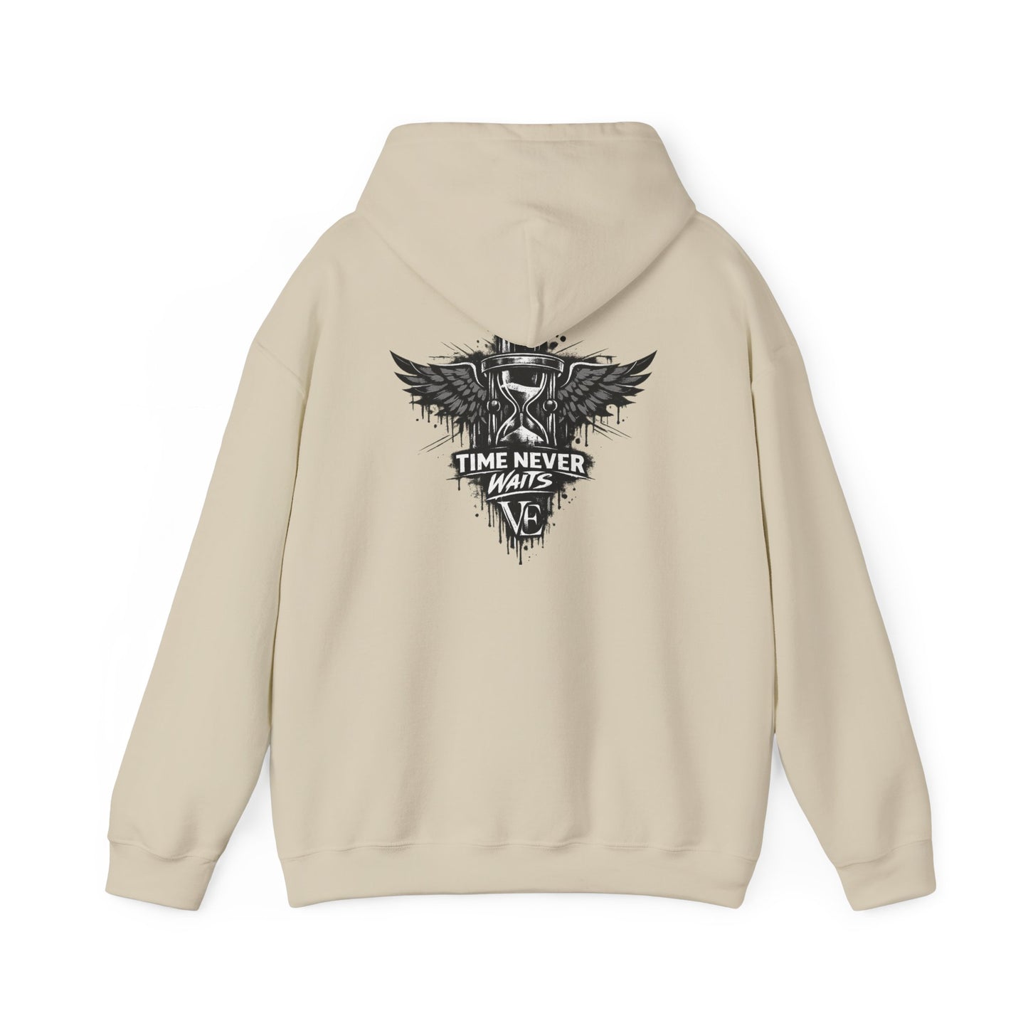 Time Never Waits Unisex Hoodie (Light)