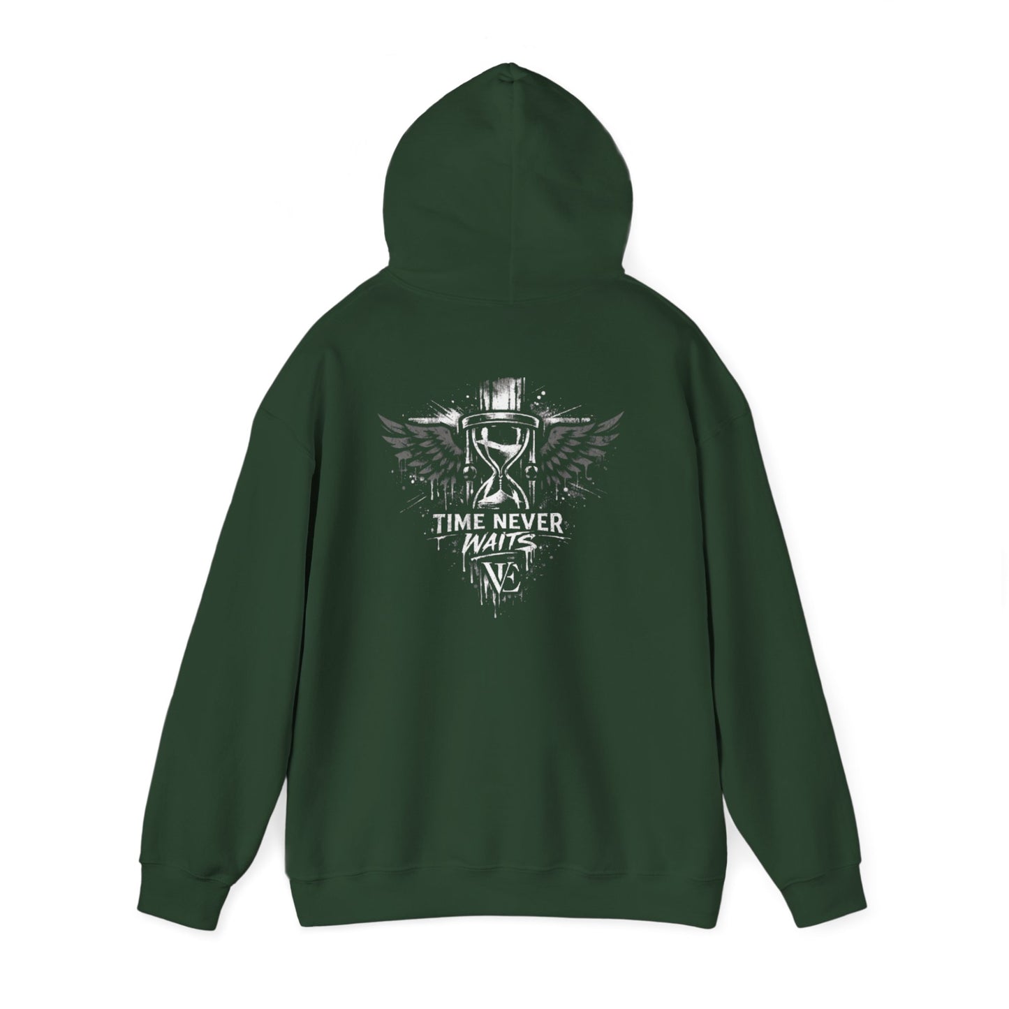 Time Never Waits Unisex Hoodie (Dark)