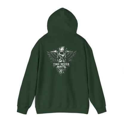 Time Never Waits Unisex Hoodie (Dark)