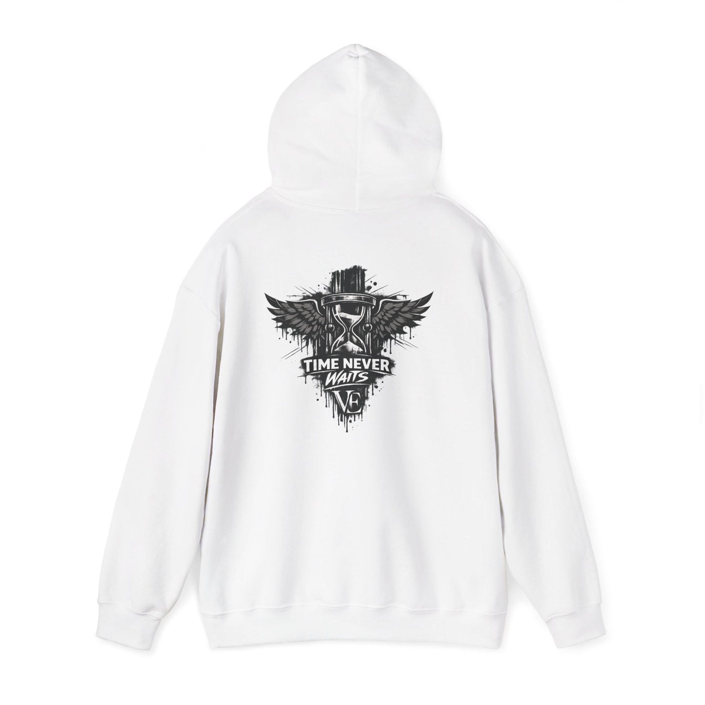 Time Never Waits Unisex Hoodie (Light)