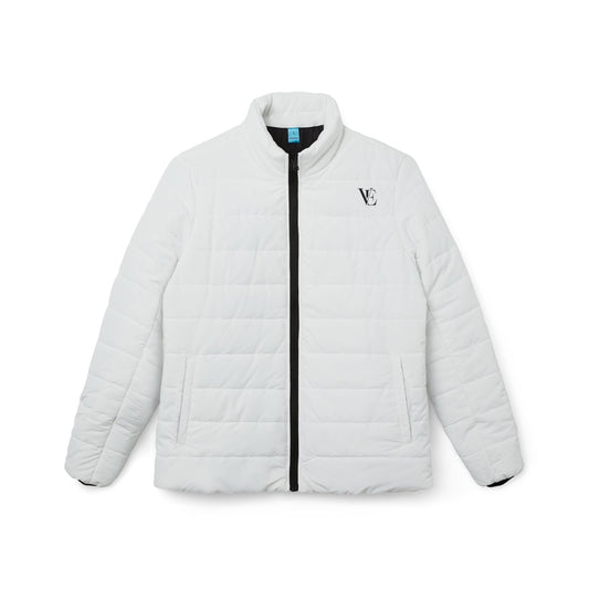 Vellero Women’s Puffer Jacket (Light) | White quilted outerwear