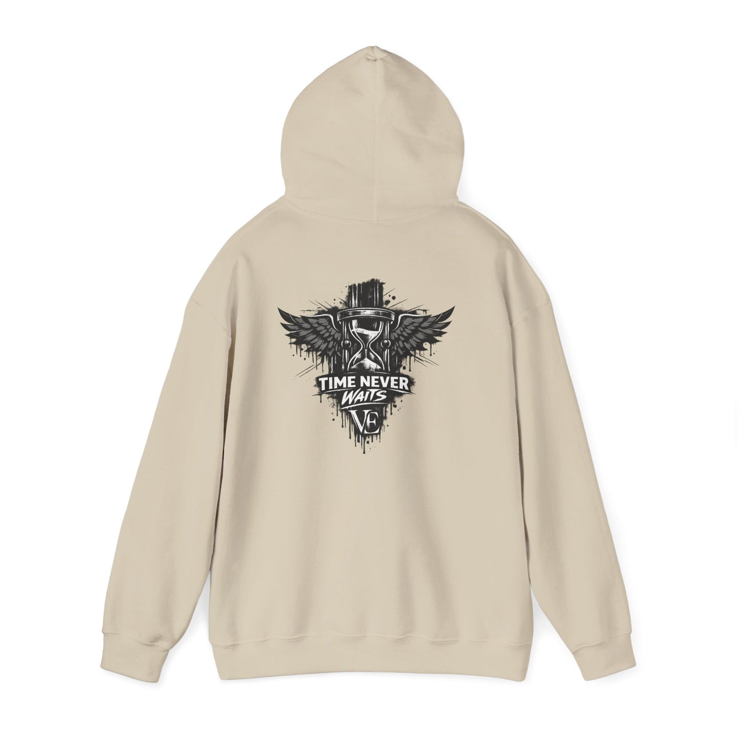 Time Never Waits Unisex Hoodie (Light)