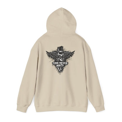 Time Never Waits Unisex Hoodie (Light)