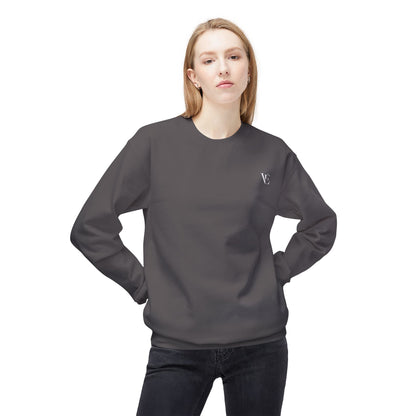 Vellero Minimalist Crewneck Sweatshirt (Dark)